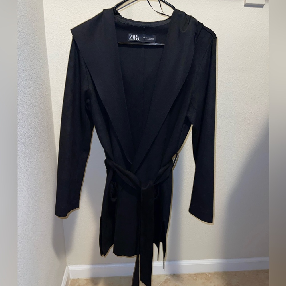 FAUX SUEDE COAT ZARA TOP COAT